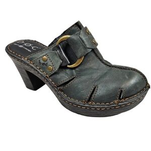 B.O.C Born Concepts Verain Gray Chunky Heel Clog Mules Size 6 Women's‎ Shoes